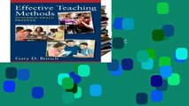 New E-Book Effective Teaching Methods: Research-Based Practice: United States Edition any format