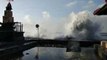 Large Waves Hit Bali Beaches, Flooding Nearby Streets