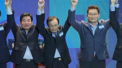 [현장영상] 김진표·송영길·이해찬, 민주당 경선 '본선' 진출 / YTN