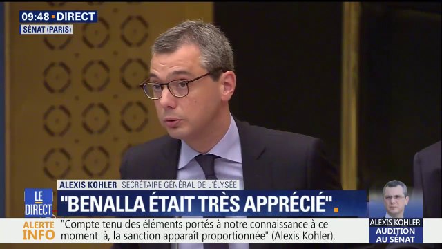 Kohler auditionné au Sénat: Je ne vais pas communiquer les salaires des personnes qui travaillent à la présidence de la République