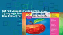 Get Full Language Fundamentals, Grade 3 (Language Fundamentals: Common Core Edition) For Kindle
