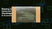 Reading Online Essentials of Advanced Macroeconomic Theory (Routledge Advanced Texts in Economics