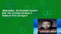 Best seller  Jia Zhangke Speaks Out: The Chinese Director s Texts on Film (Bridge21