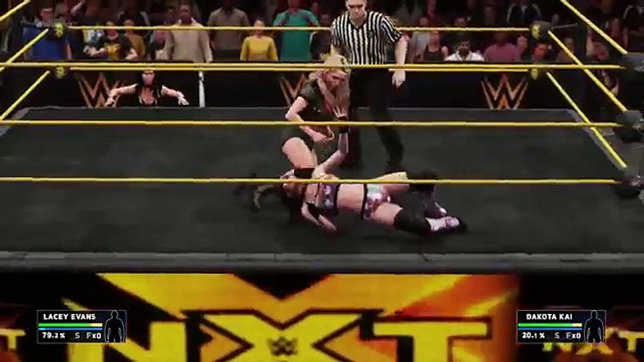 WWE 2K18 NXT LACEY EVANS VS DAKOTA KAI (ZELINA VEGA AT RINGSIDE) + JESSICA SEGMENT