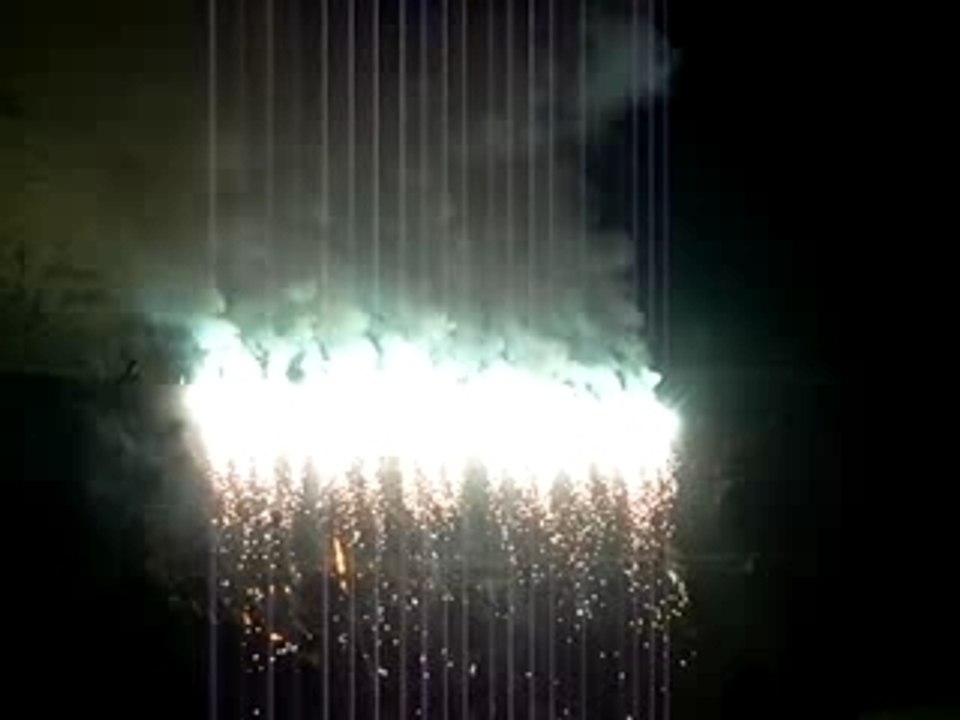 Le chateau de Sedan illuminer