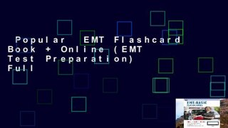 Popular  EMT Flashcard Book + Online (EMT Test Preparation)  Full