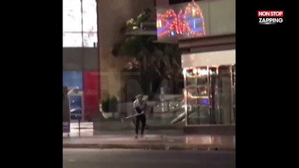 Donald Trump : Un homme détruit son étoile sur le Hollywood Walk of Fame (Vidéo)