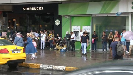 İstanbul'da beklenen yağış başladı
