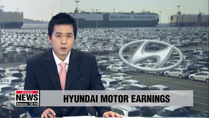 Hyundai Motor reports disappointing quarterly earnings