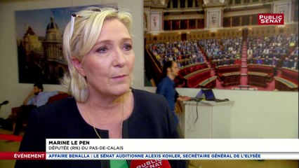Affaire Benalla : Marine Le Pen compare la commission d’enquête de l’Assemblée nationale à la Corée du Nord