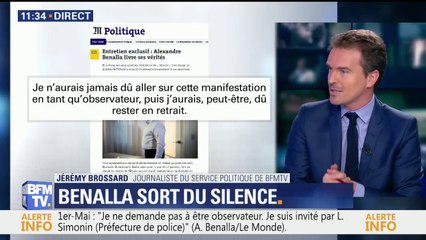 Ce que dit Alexandre Benalla dans son entretien au Monde
