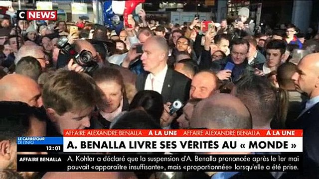 Alexandre Benalla s'exprime pour la 1ère fois: Je n’ai pas le sentiment d’avoir trahi le Président. J’ai le sentiment d’avoir fait une grosse bêtise - Il dénonce une volonté d'atteindre Emmanuel Macron