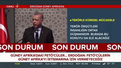 Erdoğan Güney Afrika'da