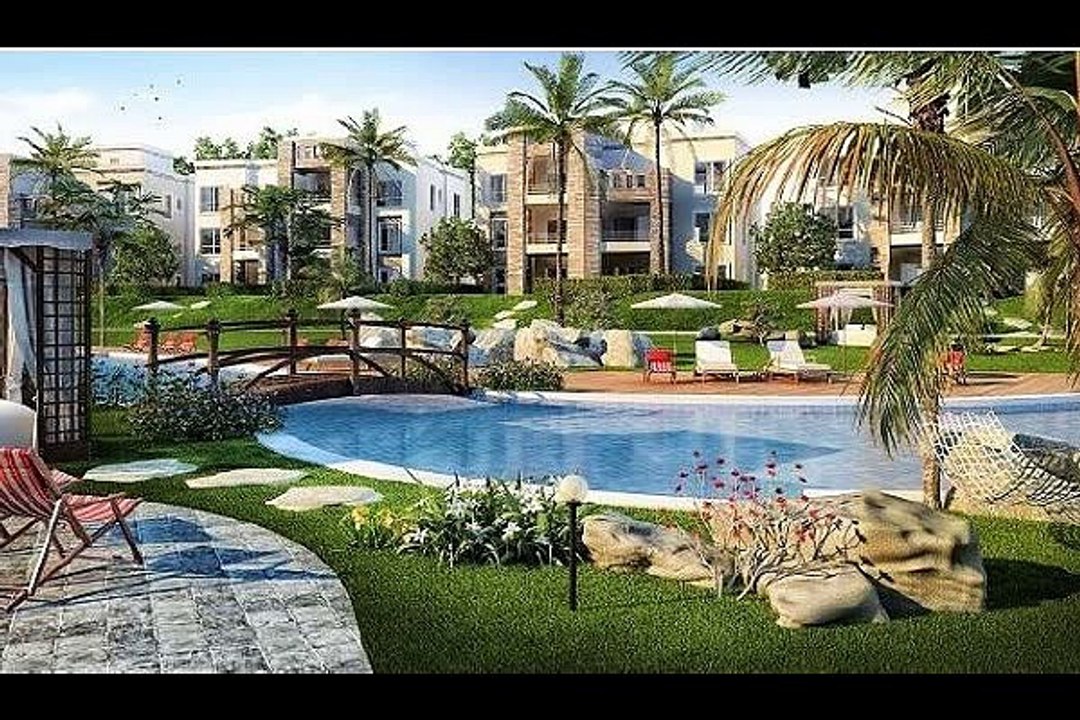 First floor chalet on lagoons for sale in Amwaj sidi abdlrahman
