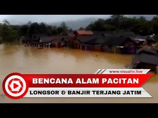 Banjir dan Longsor Terjang Pacitan, 9 Orang Tewas Tertimbun Longsor