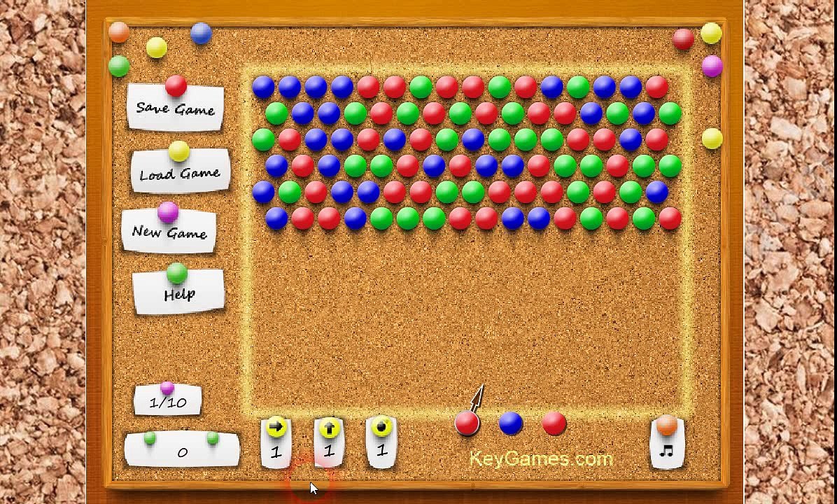 Pinboard Bubble Shooter