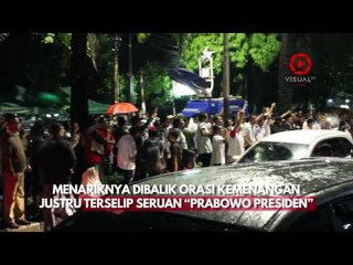 Orasi Pendukung Anies Sandi "Prabowo Presiden"