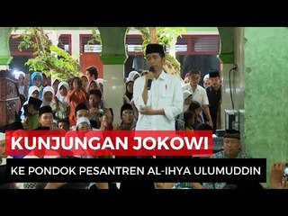 Jokowi Takziah ke Pondok Pesantren di Cilacap