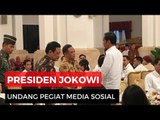Bertemu Pegiat Medsos, Jokowi Gaungkan Semangat Optimisme