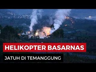 Tragis! Hendak Selamatkan Korban Dieng, Heli Basarnas Malah Jatuh