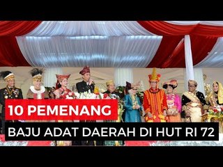 Ini dia 10 Pemenang Baju Adat Terbaik di Istana Negara