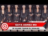 Penampilan Glamor Agnez Mo di Pesta Ulang Tahun DJ Khaled