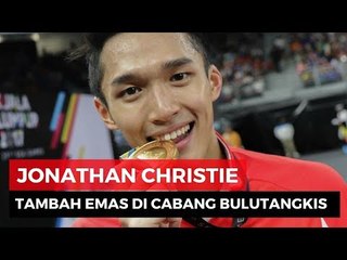 Jonathan Christie Sumbang Emas Badminton di SEA Games 2017