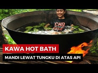 Berani Coba? Mandi di Dalam Tungku yang Menyala