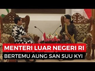 Bertemu Aung San Suu Kyi, Menlu Beri 4 Usulan untuk Rohingya