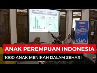 Mengejutkan! 1000 Anak Perempuan di Indonesia Menikah Dalam Sehari