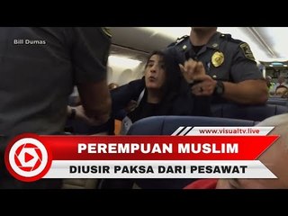 Wanita Muslim Hamil Dipaksa Keluar dari Pesawat di Amerika Serikat