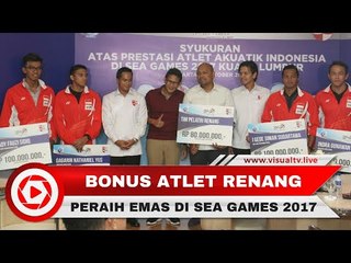 Bonus Rp 100 Juta untuk  Perenang Peraih Medali Emas SEA Games 2017