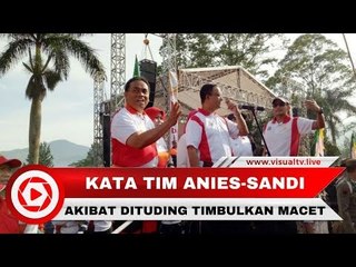 Dituding Timbulkan Macet di Puncak, Ini Klarifikasi Tim Anies-Sandi