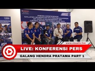 Konferensi Pers Galang Hendra Pratama Sesi 2