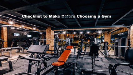 Points to Consider When Choosing a Gym