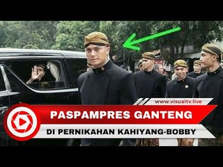 Siapa Paspampres Ganteng Berbeskap, Saat Jokowi Mantu?