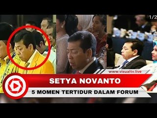 Hadiri Akad Putri Jokowi, Setya Novanto Kembali Tertidur