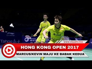 Download Video: Taklukkan Pasangan Malaysia, Marcus/Kevin Melaju ke Babak Kedua Hong Kong Open 2017