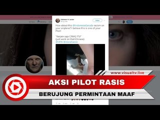 Viral! Insiden Pilot Garuda Rasialis Berbuntut Permintaan Maaf dan Sanksi
