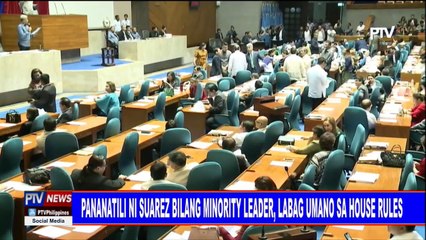Pananatili ni Suarez bilang Minority Leader, labag umano sa House rules