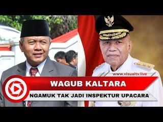 Tak Dijadikan Inspektur Upacara, Wagub Kaltara Mengamuk