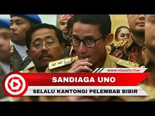 Pakai Lipbalm dan Perawatan Tubuh Lainnya ala Sandiaga Uno