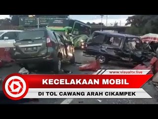 Kecelakaan Mobil di Jalan Tol Sebabkan 13 Orang Luka, Pengemudi jadi Tersangka