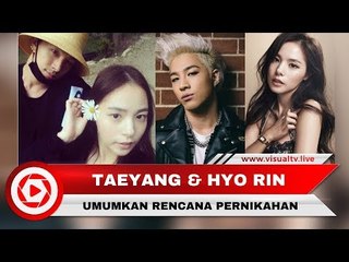 Taeyang "Big Bang" Umumkan Pernikahan dengan Min Hyo Rin