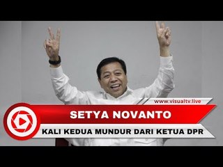 Kali Kedua Setya Novanto Mundur dari Ketua DPR