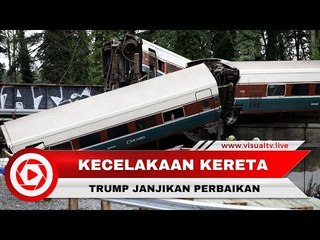 Kecelakaan Kereta Amtrak, Trump Janjikan Perbaikan Infrastruktur