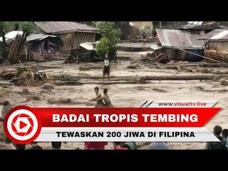 Korban Jiwa Akibat Badai Tembin FIlipina Capai 200 Orang