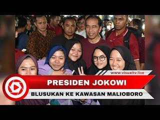 Beli Sandal dan Kaos, Hasil Blusukan Jokowi ke Malioboro