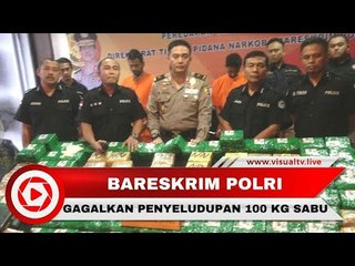 Polisi Gagalkan Penyelundupan 100 Kg Sabu Jaringan Malaysia-Medan