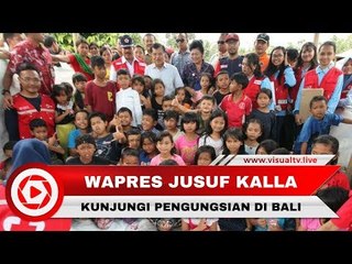 Akhir Tahun di Bali, Wapres Sempatkan Kunjungi Pengungsian